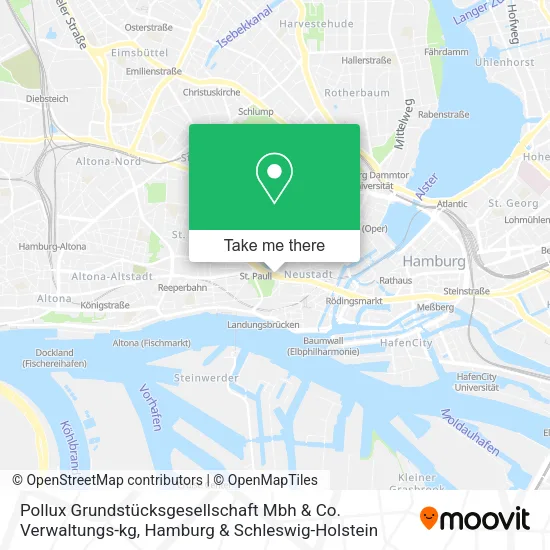 Карта Pollux Grundstücksgesellschaft Mbh & Co. Verwaltungs-kg