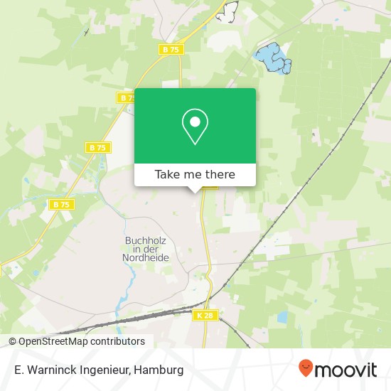 E. Warninck Ingenieur map