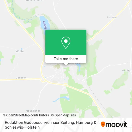 Карта Redaktion Gadebusch-rehnaer Zeitung