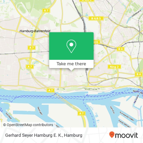 Gerhard Seyer Hamburg E. K. map
