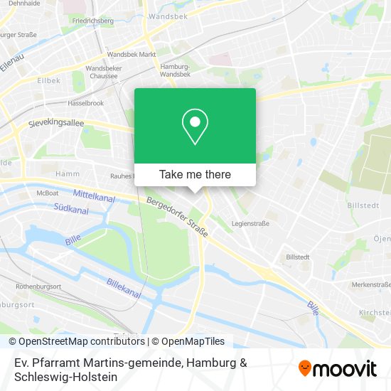 Ev. Pfarramt Martins-gemeinde map