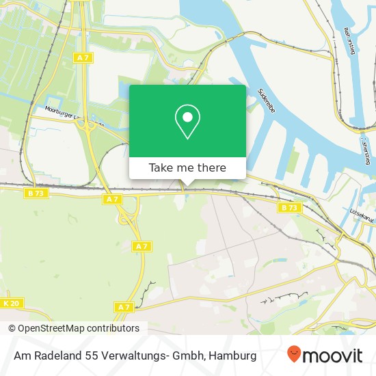 Карта Am Radeland 55 Verwaltungs- Gmbh