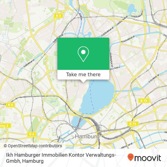Карта Ikh Hamburger Immobilien Kontor Verwaltungs- Gmbh