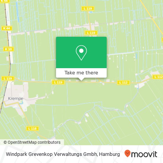 Карта Windpark Grevenkop Verwaltungs Gmbh