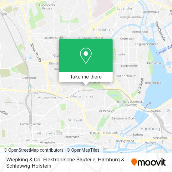 Карта Wiepking & Co. Elektronische Bauteile
