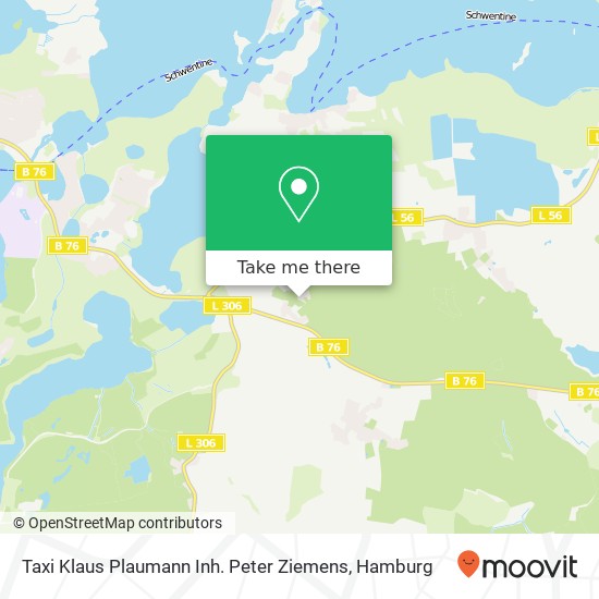 Taxi Klaus Plaumann Inh. Peter Ziemens map