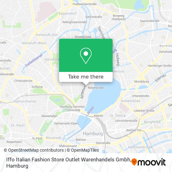 Карта Iffo Italian Fashion Store Outlet Warenhandels Gmbh