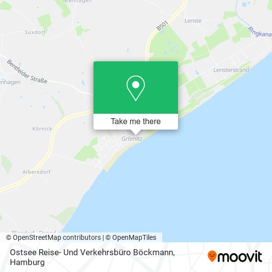 Ostsee Reise- Und Verkehrsbüro Böckmann map