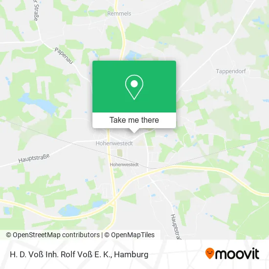 Карта H. D. Voß Inh. Rolf Voß E. K.