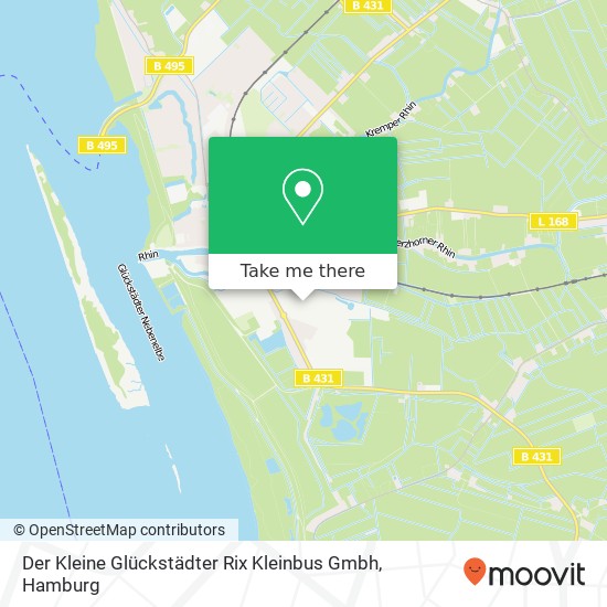 Der Kleine Glückstädter Rix Kleinbus Gmbh map