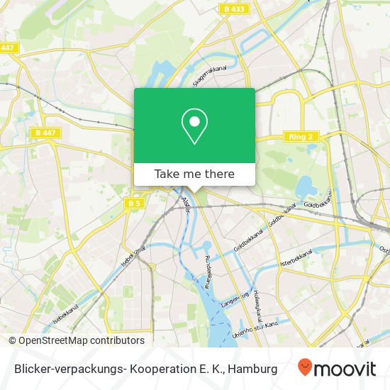 Blicker-verpackungs- Kooperation E. K. map