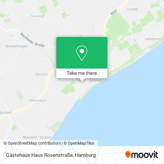 Gästehaus Haus Rosenstraße map