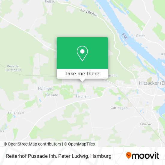 Reiterhof Pussade Inh. Peter Ludwig map