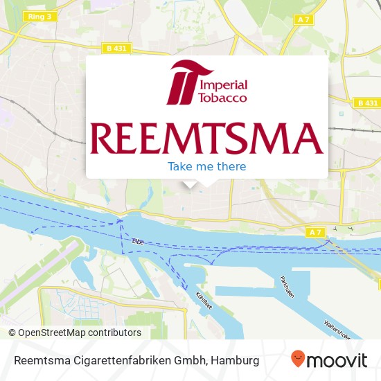 Reemtsma Cigarettenfabriken Gmbh map