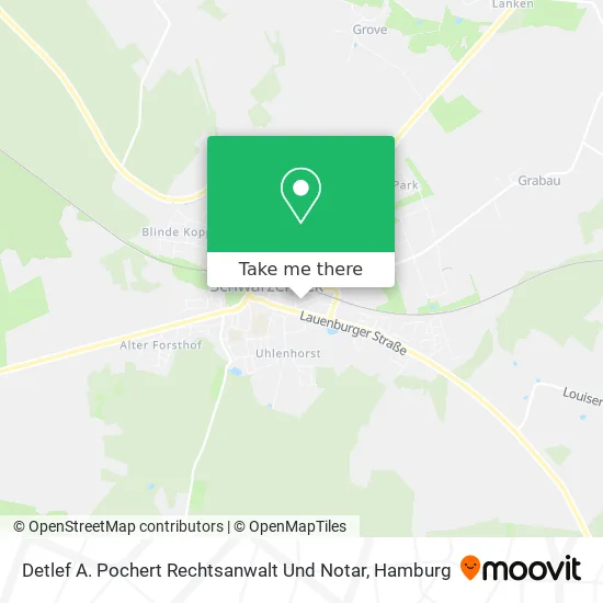 Карта Detlef A. Pochert Rechtsanwalt Und Notar