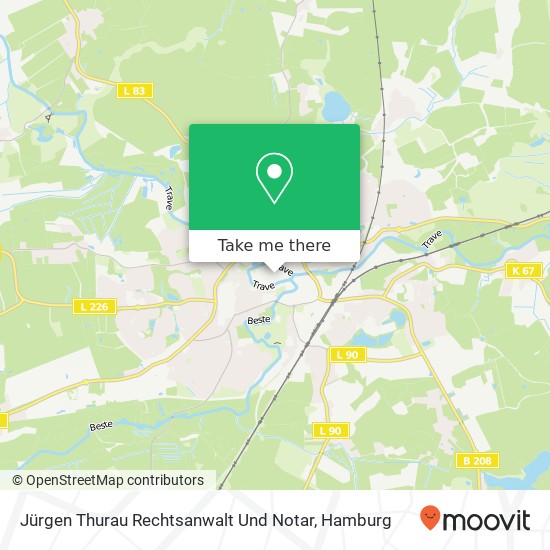 Jürgen Thurau Rechtsanwalt Und Notar map