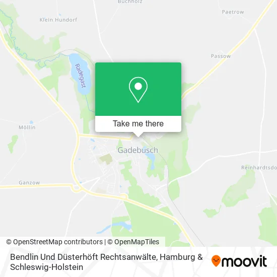 Карта Bendlin Und Düsterhöft Rechtsanwälte