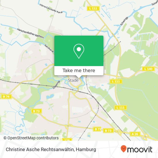 Christine Asche Rechtsanwältin map