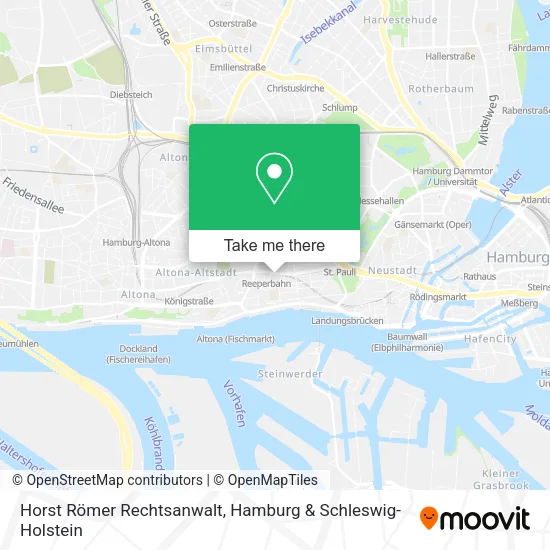 Карта Horst Römer Rechtsanwalt