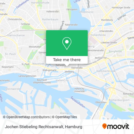 Карта Jochen Stiebeling Rechtsanwalt