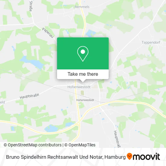 Карта Bruno Spindelhirn Rechtsanwalt Und Notar