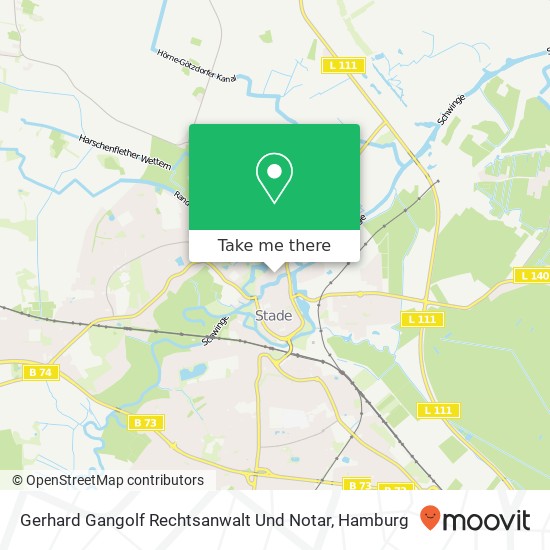 Карта Gerhard Gangolf Rechtsanwalt Und Notar