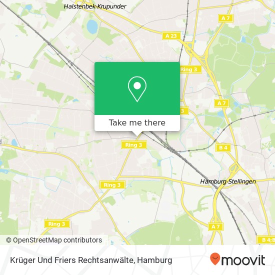 Krüger Und Friers Rechtsanwälte map