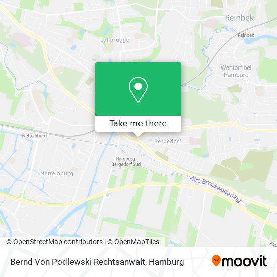 Bernd Von Podlewski Rechtsanwalt map