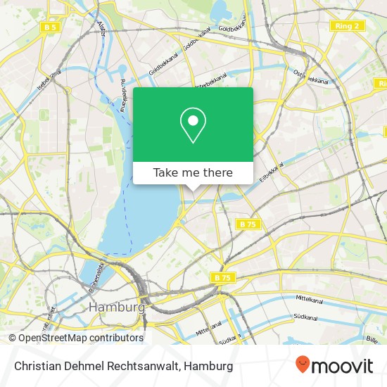 Christian Dehmel Rechtsanwalt map