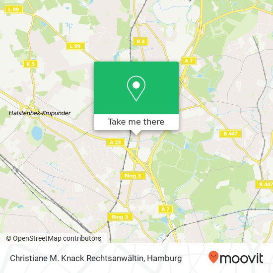 Christiane M. Knack Rechtsanwältin map