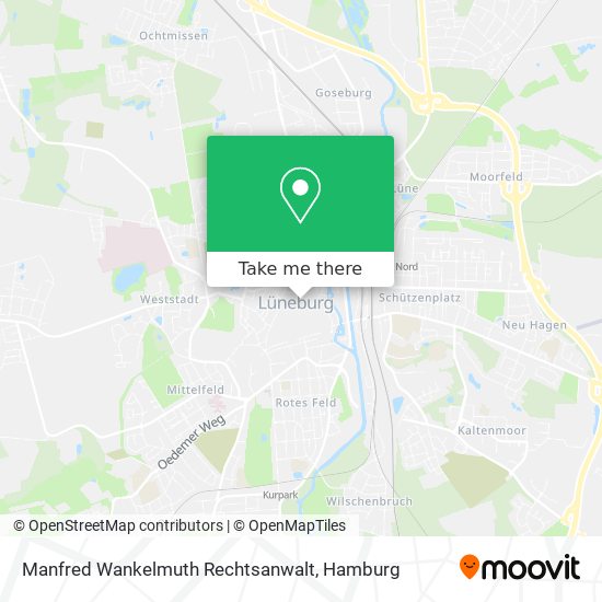 Manfred Wankelmuth Rechtsanwalt map
