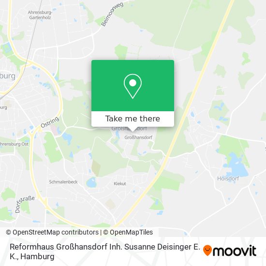 Reformhaus Großhansdorf Inh. Susanne Deisinger E. K. map