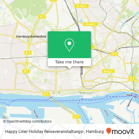 Happy Liner Holiday Reiseveranstaltungs- map