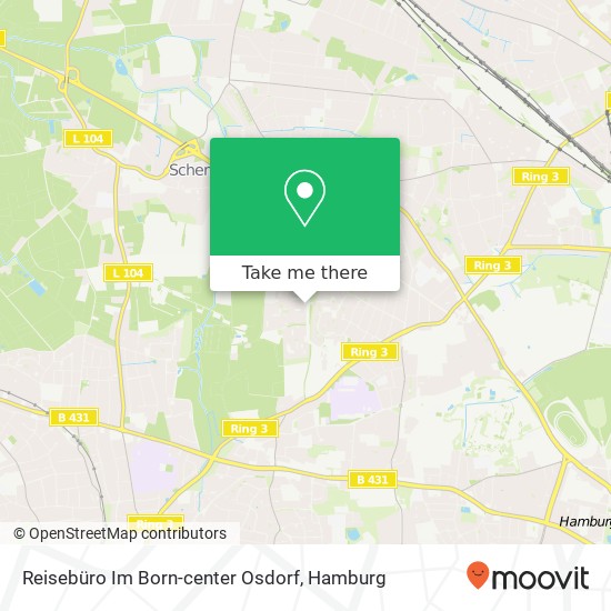 Reisebüro Im Born-center Osdorf map