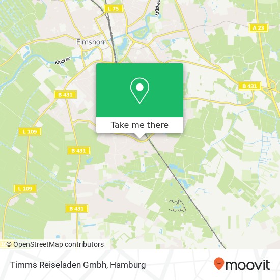 Timms Reiseladen Gmbh map