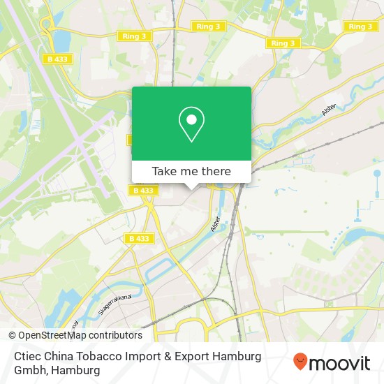 Ctiec China Tobacco Import & Export Hamburg Gmbh map