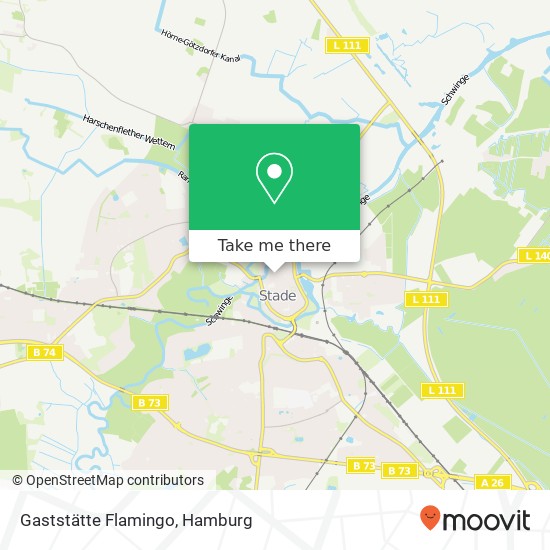 Gaststätte Flamingo map