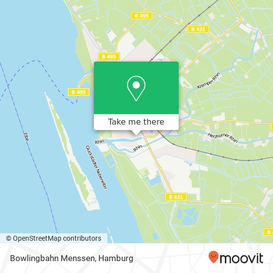 Bowlingbahn Menssen map