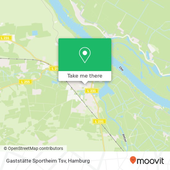 Gaststätte Sportheim Tsv map