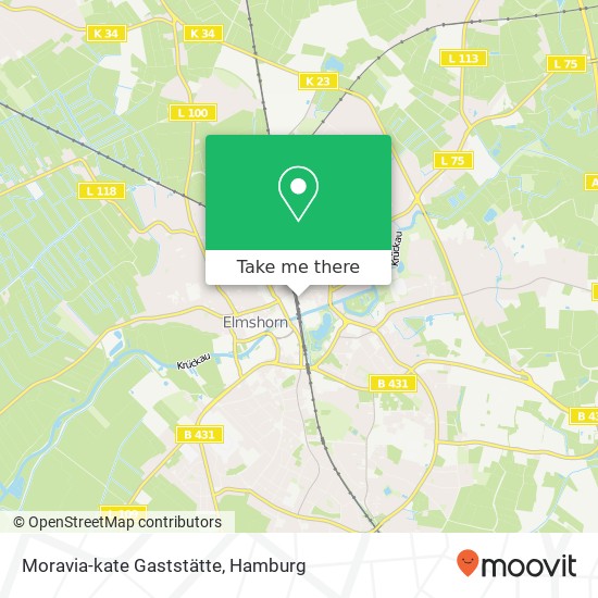 Moravia-kate Gaststätte map