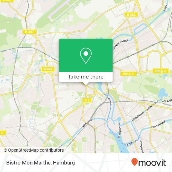 Bistro Mon Marthe map