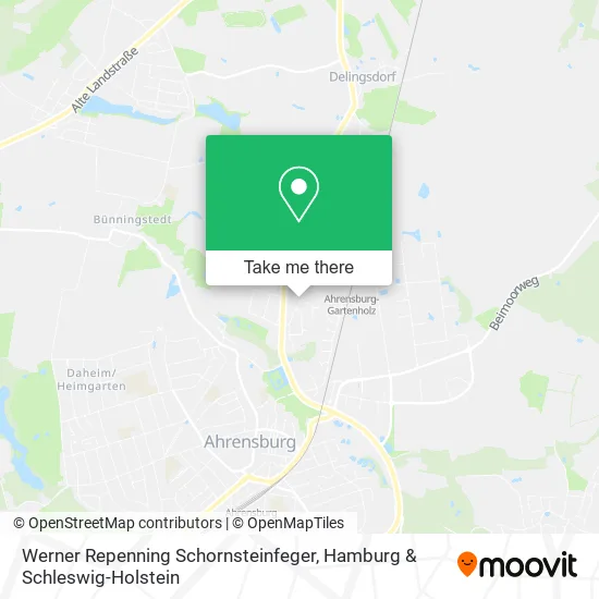 Карта Werner Repenning Schornsteinfeger