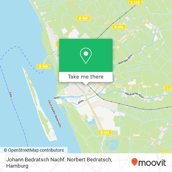 Johann Bedratsch Nachf. Norbert Bedratsch map