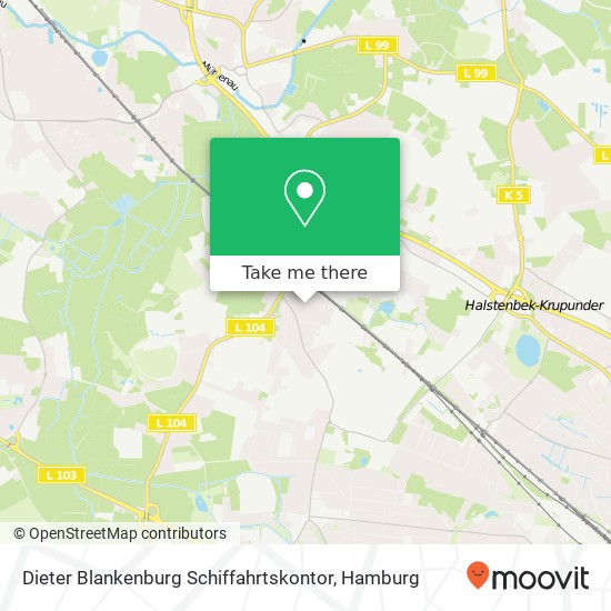 Dieter Blankenburg Schiffahrtskontor map