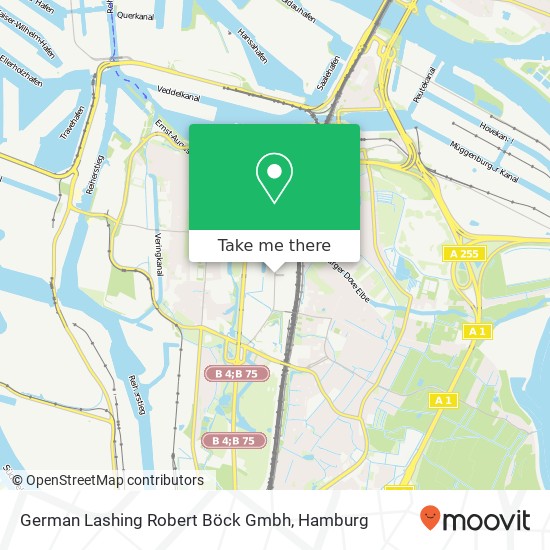 German Lashing Robert Böck Gmbh map