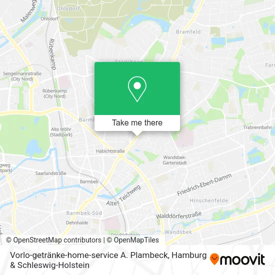 Карта Vorlo-getränke-home-service A. Plambeck