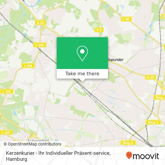 Kerzenkurier - Ihr Individueller Präsent-service map