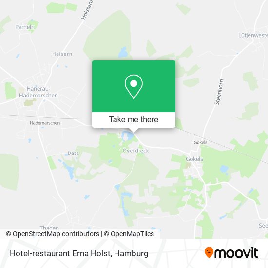 Hotel-restaurant Erna Holst map