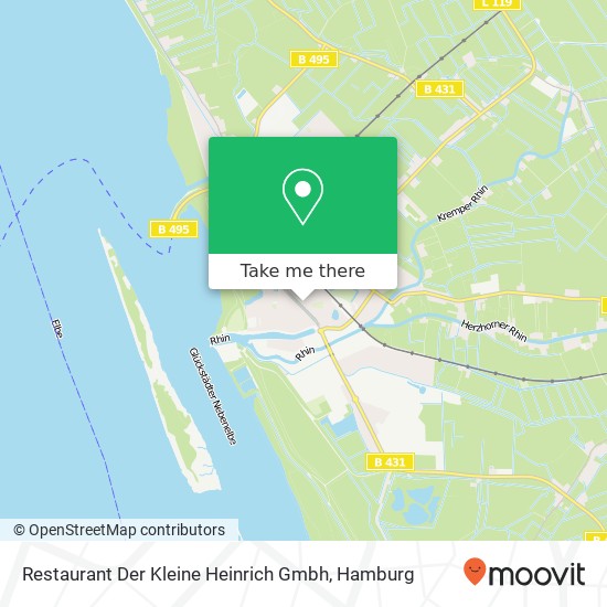 Restaurant Der Kleine Heinrich Gmbh map