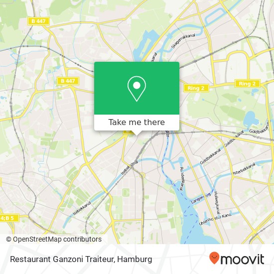 Restaurant Ganzoni Traiteur map